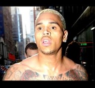 CHRIS BROWN FREAKS OUT SHIRTLESS ON GOOD MORNING AMERICA!!