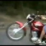 Amazing Motorcycle Flip!
