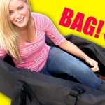 GIRL TRAPPED IN BAG!!!??