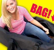 GIRL TRAPPED IN BAG!!!??