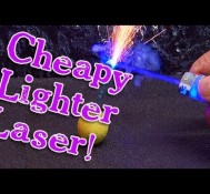 Amazing Lasers! – Cheapy Lighter Laser Burner!