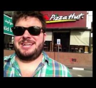 Wanderlunch: We Sent a Guy to Dubai Just to Eat Pizza Hut’s Crown Carnival Cheeseburger Pizza