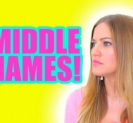 MIDDLE NAMES – WHAT’S YOURS?