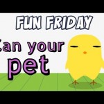 Fun Friday – Can Your Pet – Derpybird