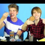THE TIN CAN & DOG FOOD CHALLENGE! (with Joey Graceffa)
