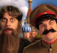 Rasputin vs Stalin.  Epic Rap Battles of History Season 2 finale.