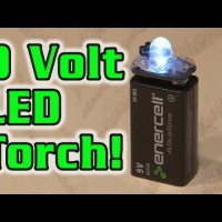 9 Volt LED Torch! (WATCH IN 720P!)