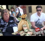 MONEY BAG PRANK w/ TOM GREEN (Youtube Comedy Week)