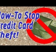 How-To STOP Credit Card Theft!