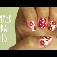 Arty Floral Nails