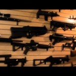 A wall of guns