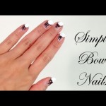 Simple Bow Nails