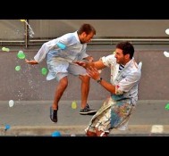 Slow Motion Water Balloon Fight with 1500 people Starring Freddie Wong