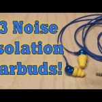 $3 Noise Isolation Earbuds!