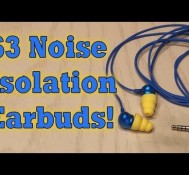 $3 Noise Isolation Earbuds!