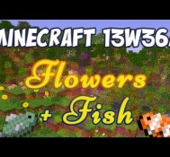 Minecraft Snapshot 13w36a – New Flowers, Fish and Junk!