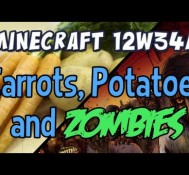 Carrots, Potatoes and Zombies (Snapshot 12w34a Part 1)