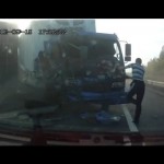 Driver Survives Crash