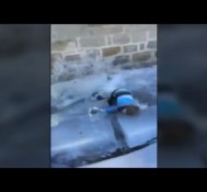 Kid Breaks The Ice