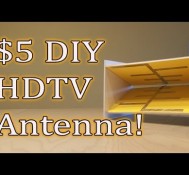 $5 DIY HDTV Antenna! Get FREE TV!