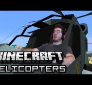 Minecraft: Military Helicopters w/ Weaponry! (Helicopter Mod Showcase)