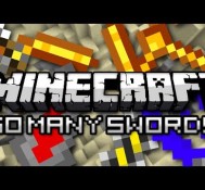 Minecraft: Light Sabers, Chainsaws, Crossbows, and More! (So Many Swords Mod)
