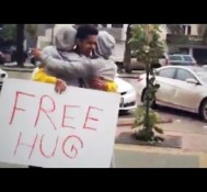 FREE HUGS GUY ARRESTED!