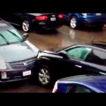 CRAZY HIT AND RUN CAUGHT ON TAPE