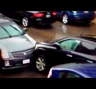 CRAZY HIT AND RUN CAUGHT ON TAPE