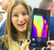 THERMAL IMAGING FOR YOUR iPHONE! FLIR ONE iPHONE 5S DEMO AT CES 2014