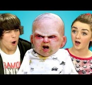 TEENS REACT TO DEVIL BABY ATTACK (ft. Maisie Williams)