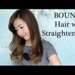 BOUNCY Hair With Straighteners