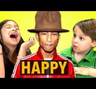 Kids React to Pharrell – Happy (100th Episode)