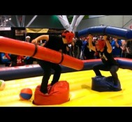 CaptainSparklez vs. Markiplier – PAX Foam Wiener Battle, Also Backflips