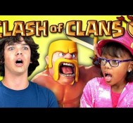 KIDS REACT TO CLASH OF CLANS