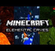 Minecraft: SUPER FANCY CAVES! – Elemental Caves Mod Showcase