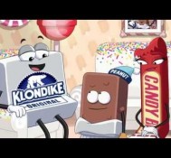 A Klondike Bar Gets Freaky with a Candy Bar. Really.