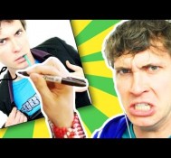 Toby Signs Pictures of Himself to Techno (Tobuscus Vine)