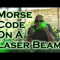 Morse Code On A Laser Beam?