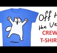 Simon’s Cat ‘Off to the Vet’ Indiegogo Crew T-shirt Perk!