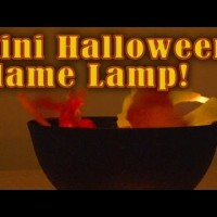 Mini Halloween Flame Lamp!