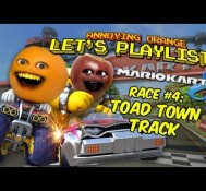 Annoying Orange LET’S PLAYLIST! Mario Kart 8 – Race #2 TOAD TOWN TRACK